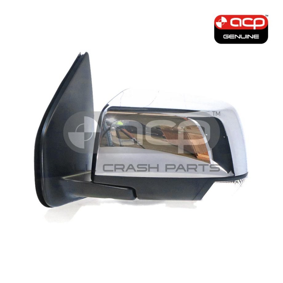 Black Chrome Door Mirror Electric With Indicator Passenger Side Genuine Suits Isuzu D-Max TFS 2017 On