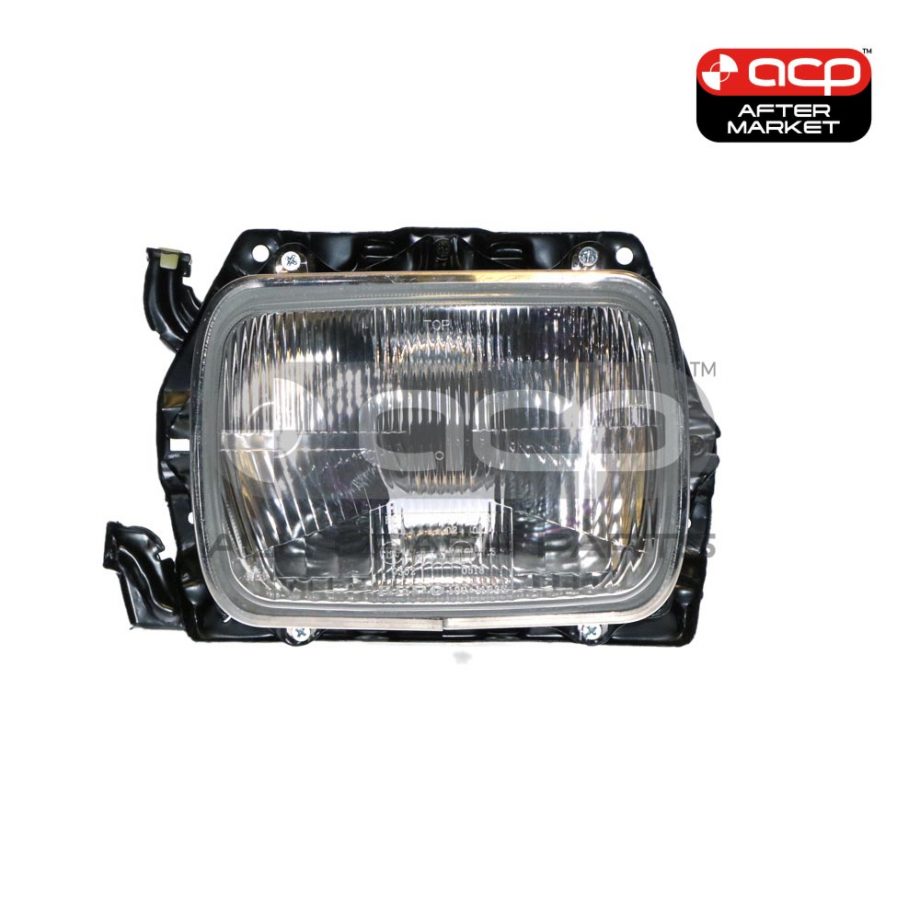 Halogen Manual Adjust Head Lamp Drivers Side Aftermarket Suits Holden Rodeo TF 1988 to 2003
