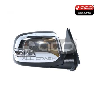 Chrome Door Mirror Electric Adjust with Indicator Drivers Side Genuine suits Holden Colorado & Rodeo