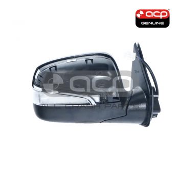 Black Door Mirror Electric Adjust with Indicator Drivers Side Genuine suits Holden Rodeo & Isuzu D-Max