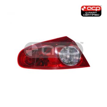 Tail Lamp Passenger Side Certified Suits Holden Viva JF Hatch 10/2005 to 4/2009
