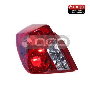 Tail Lamp Passenger Side Certified Suits Holden Viva JF Sedan 10/2005 to 4/2009