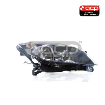 Black Head Lamp Drivers Side Certified Suits Holden Astra AH 10/2004 to 10/2006