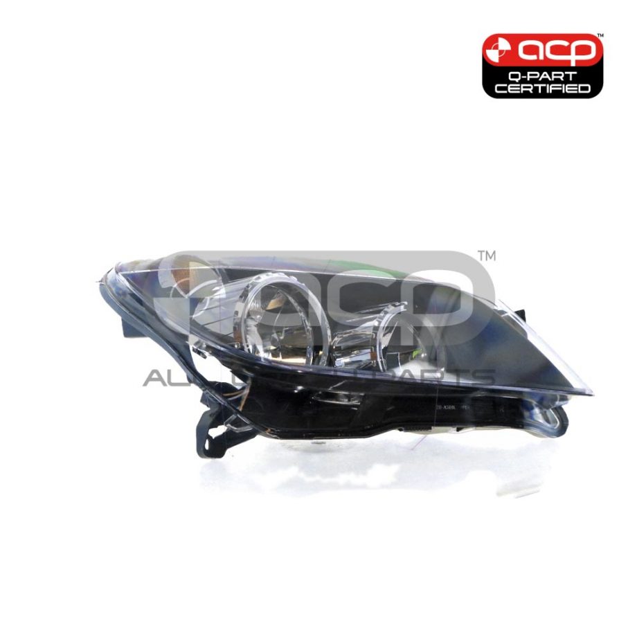 Black Head Lamp Drivers Side Certified Suits Holden Astra AH 10/2004 to 10/2006
