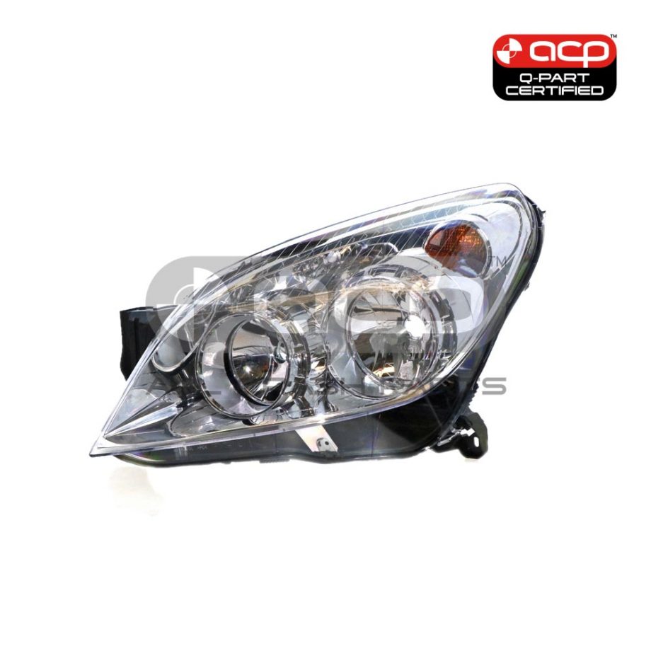 Chrome Head Lamp Passenger Side Certified Suits Holden Astra AH 11/2006 to 8/2009