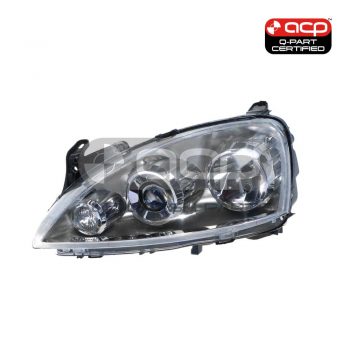 Head Lamp Passenger Side Certified Suits Holden Barina SRi XC 2001 to 2005