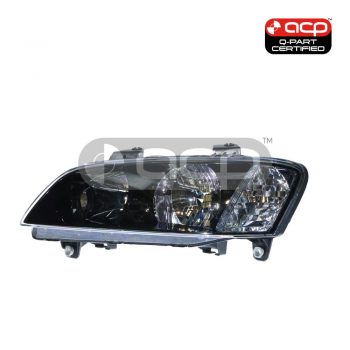 Black Head Lamp Passenger Side Certified suits Holden Commodore VE 8/2006 to 9/2010