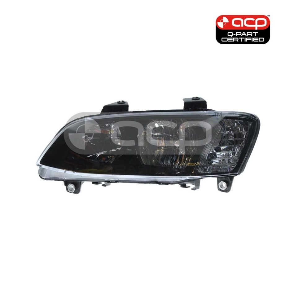 Black Head Lamp Passenger Side Certified suits Holden Commodore VEII 9/2010 to 4/2013