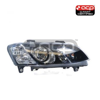 Black Projector Head Lamp Drivers Side Certified suits Holden Commodore VEII 9/2010 to 5/2013