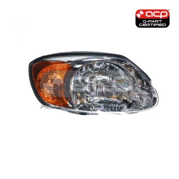 Head Lamp Drivers Side Certified Suits Hyundai Accent GL LC 5/2003 to 7/2003