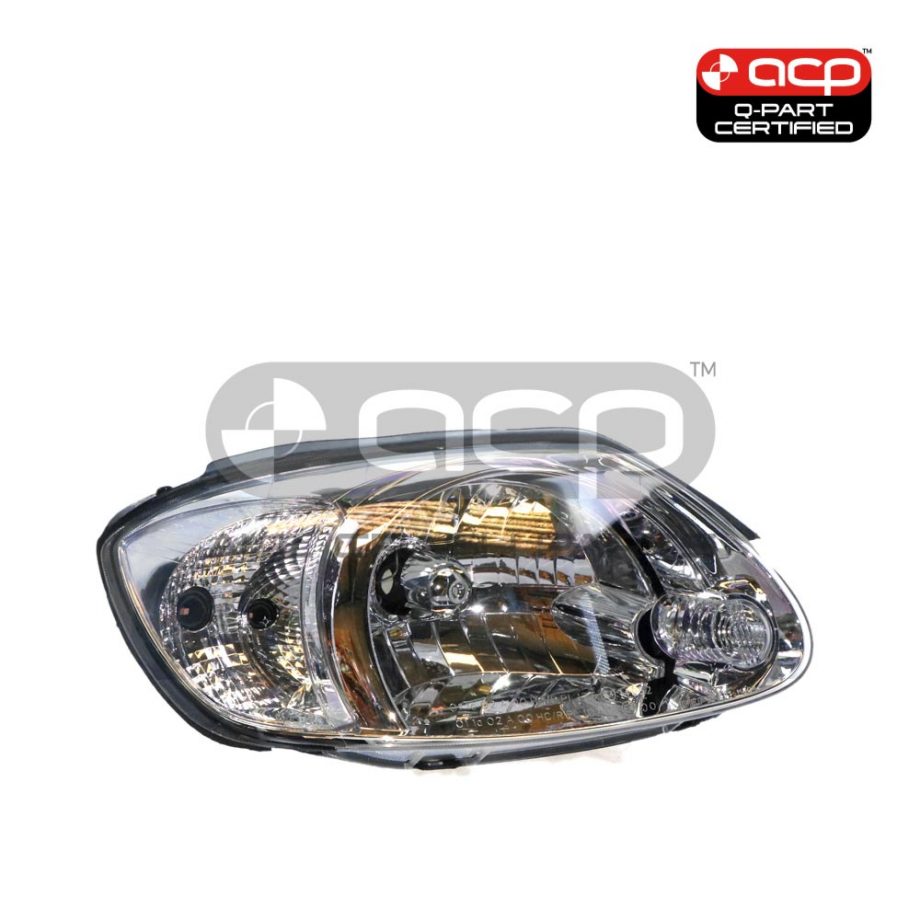 Head Lamp Drivers Side Certified Suits Hyundai Accent GL LC 8/2003 to 2006
