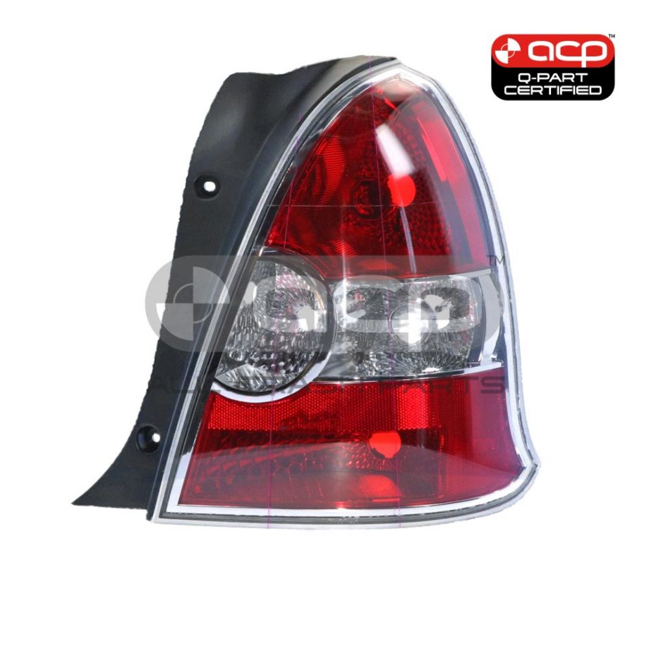 Tail Lamp Drivers Side Certified Suits Hyundai Accent MC 3 Door Hatch 5/2006 to 12/2009