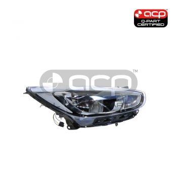 Halogen Head Lamp Drivers Side Certified Suits Hyundai Accent RB 2013 to 2017