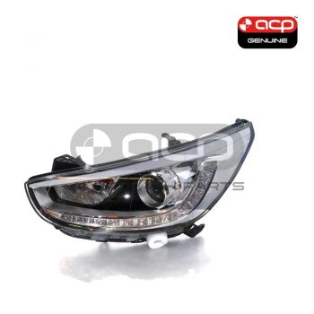 Head Lamp Passenger Side Genuine Suits Hyundai Accent RB SR2013 to 2017