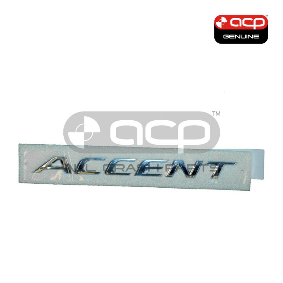Tail Gate Emblem Genuine suits Hyundai Accent RB