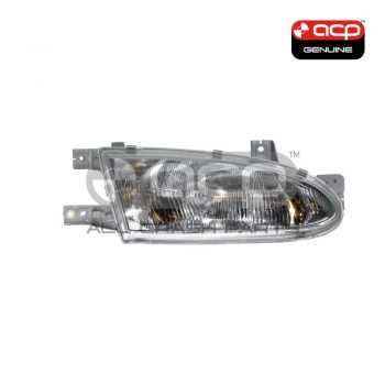 Head Lamp Drivers Side Genuine Suits Hyundai Excel X3 1994 to 1997