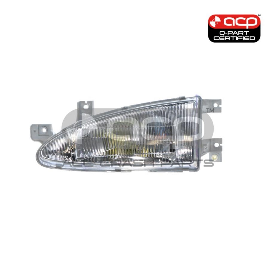 Head Lamp Passenger Side Certified Suits Hyundai Excel X3 1994 to 2000