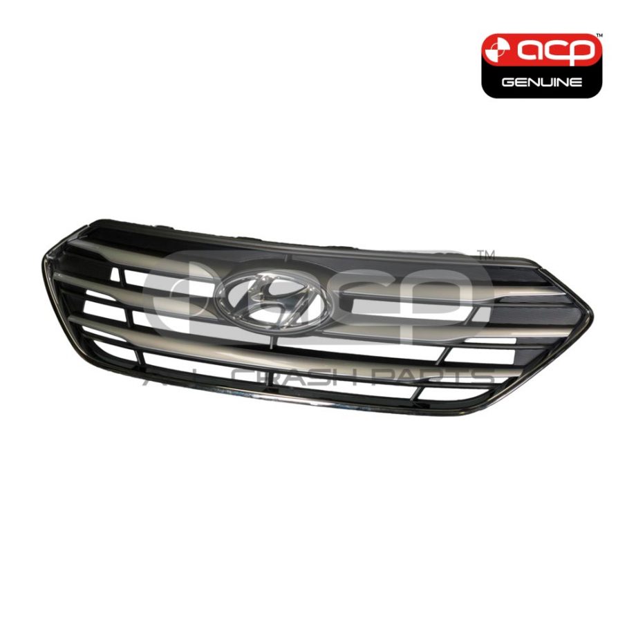Silver Grille Genuine Suits Hyundai Santa Fe DM 2015 to 2018