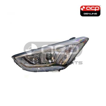 Halogen Head Lamp Passenger Side Genuine Suits Hyundai Santa Fe DM 2012 to 2015