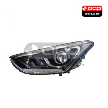 Halogen Head Lamp Passenger Side Genuine Suits Hyundai Santa Fe DM 2015 to 2018