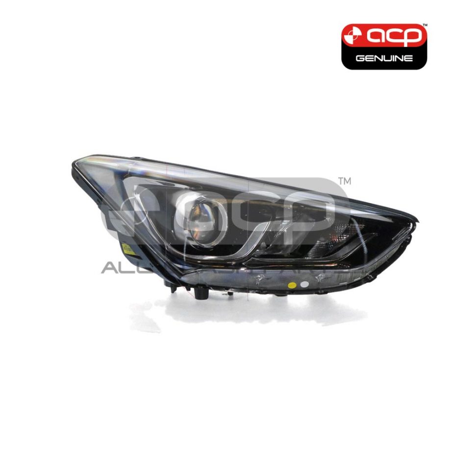 Xenon Head Lamp Drivers Side Genuine Suits Hyundai Santa Fe DM 2015 to 2018