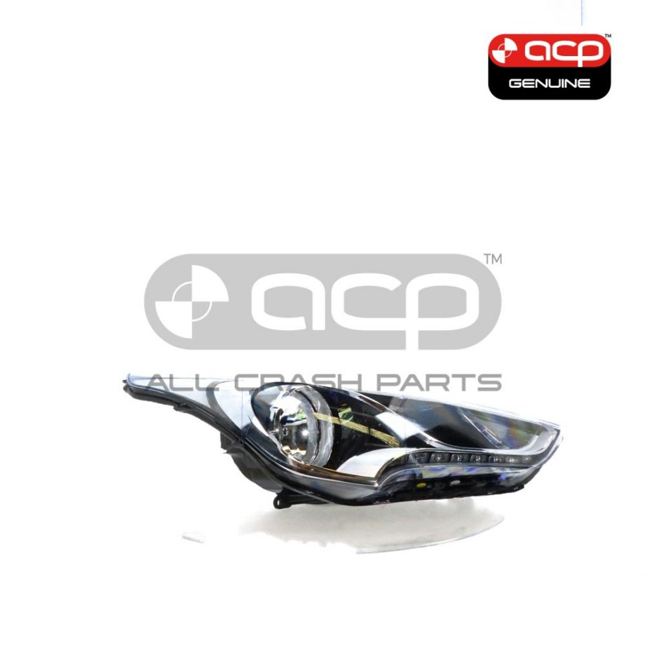 Halogen Head Lamp Drivers Side Genuine Suits Hyundai Veloster FS 2011 to 2017