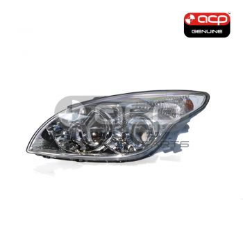 Head Lamp Passenger Side Genuine Suits Hyundai i30 FD 5 Door 8/2007 to 12/2007