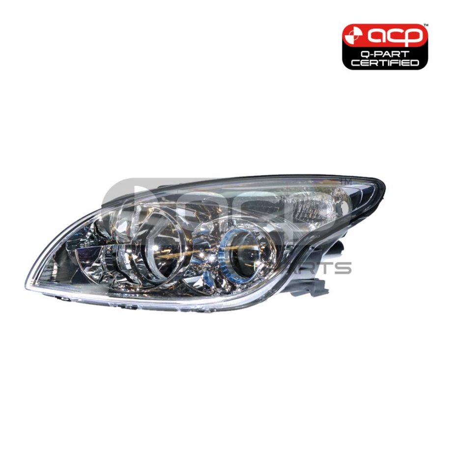 Head Lamp Passenger Side Certified Suits Hyundai i30 FD 5 Door 8/2007 to 12/2007