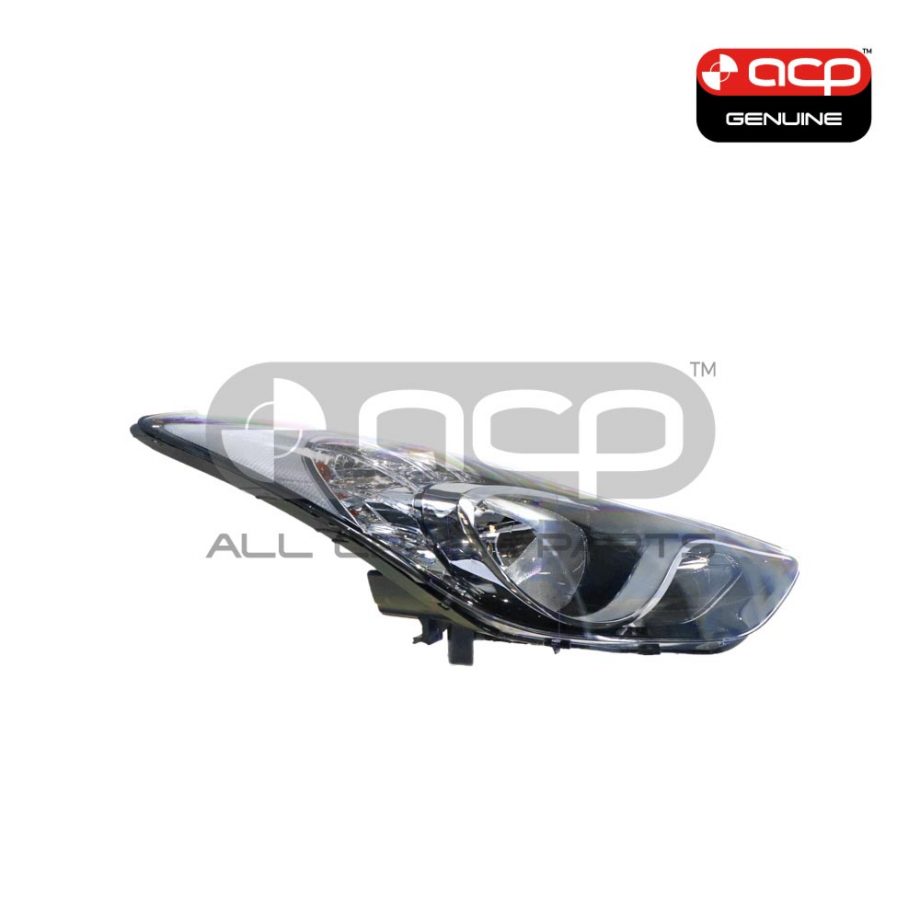 Halogen Head Lamp Drivers Side Genuine Suits Hyundai Elantra MD 2011 to 2013