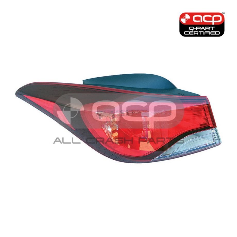 Tail Lamp Passenger Side Certified Suits Hyundai Elantra MD 2013 to 2016