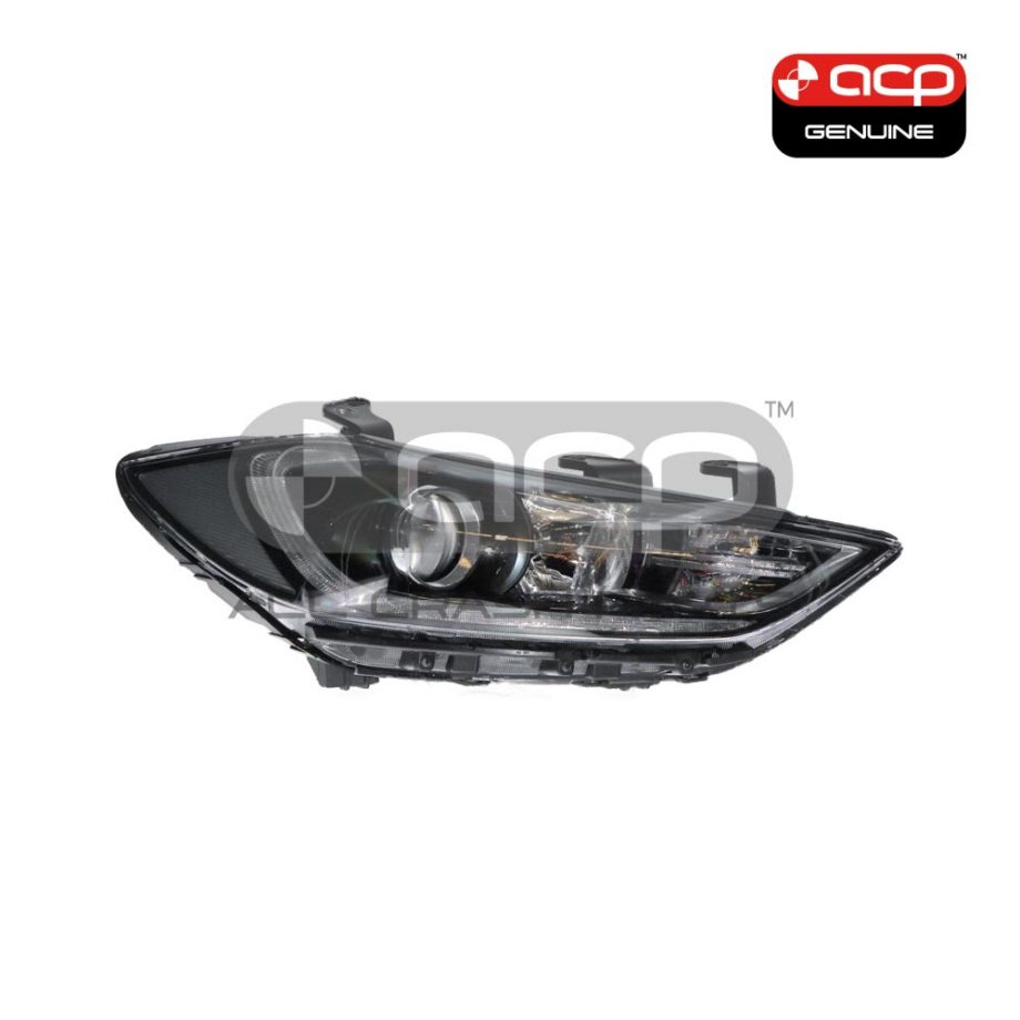 Halogen Head Lamp Drivers Side Genuine suits Hyundai Elantra AD 2015 to 2018