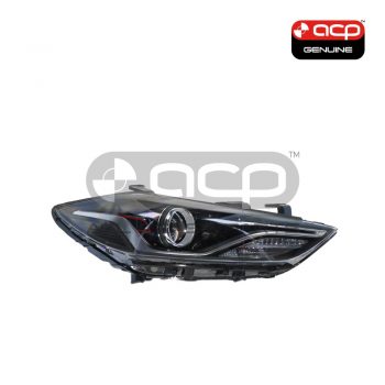 Bi-Xenon Head Lamp Drivers Side Genuine Suits Hyundai Elantra AD SR Turbo 2016 to 2018