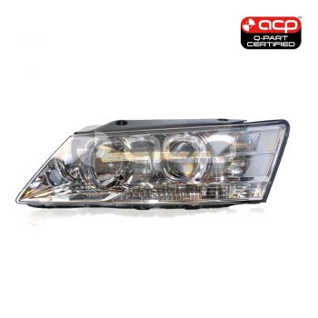 Head Lamp Passenger Side Certified Suits Hyundai Sonata NF 7/2008 to 4/2010