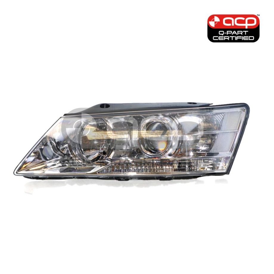 Head Lamp Passenger Side Certified Suits Hyundai Sonata NF 7/2008 to 4/2010