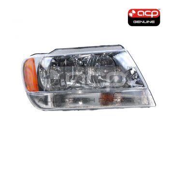 Head Manual Adjust Lamp Drivers Side Genuine suits Jeep Grand Cherokee 1999 to 2005
