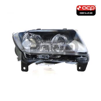 Bi-Xenon Head Lamp Drivers Side Genuine Suits Jeep Grand Cherokee SRT-8 WK 2/2011 to 7/2013