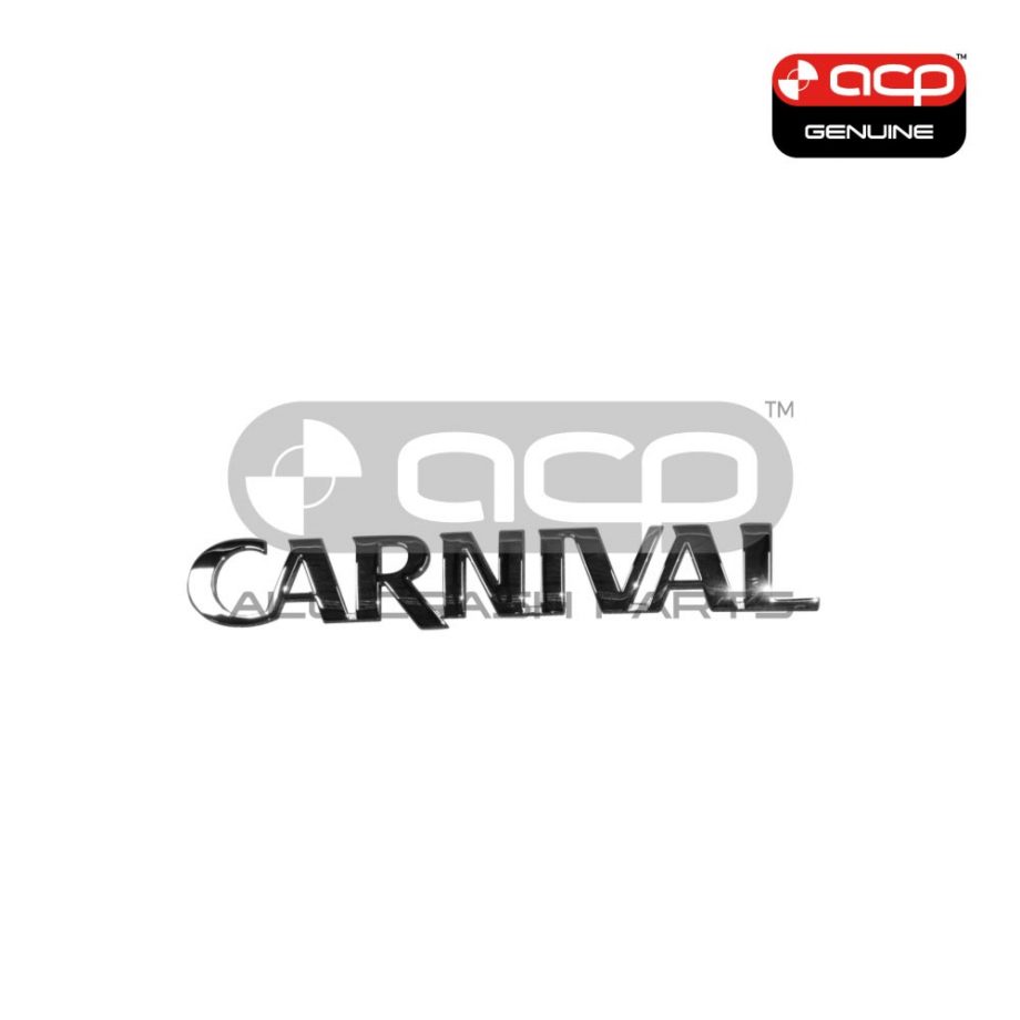 Tail Gate Emblem Genuine Suits Kia Carnival VQ 2006 to 2015