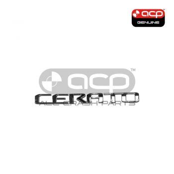 Boot lid Emblem "Cerato" Genuine Suits Kia Cerato YD Sedan 2013 to 2018