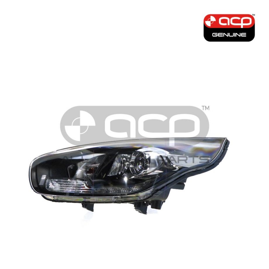Halogen Head Lamp Passenger Side Genuine Suits Kia Rondo RP 2013 to 2016