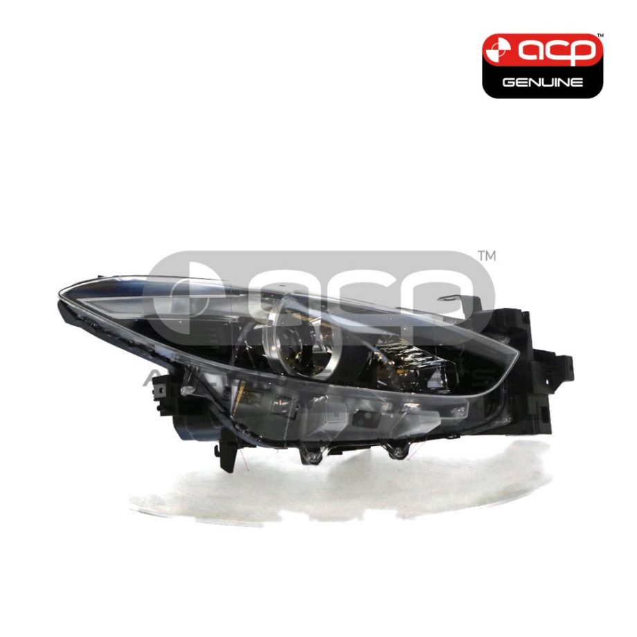 Halogen Manual Adjust Head Lamp Drivers Side Genuine suits Mazda 3 BN