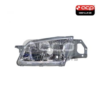 Halogen Manual Adjust Head Lamp Passenger Side Genuine Suits Mazda 323 BJ 1998 to 2001