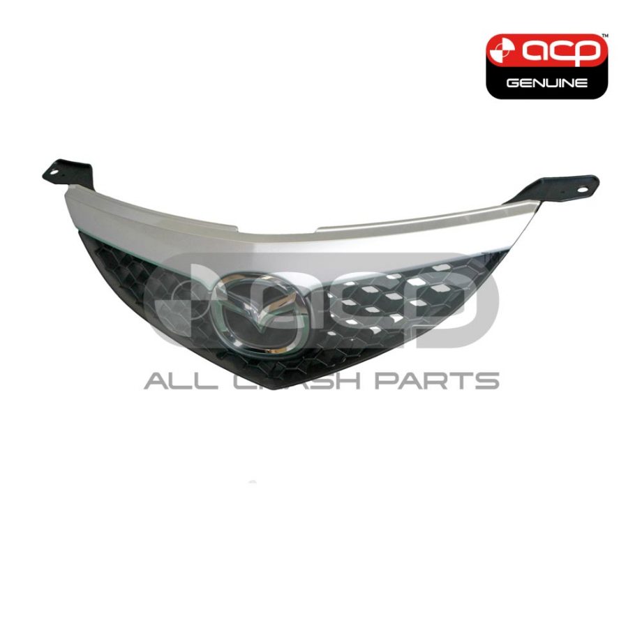 White Grille Genuine Suits Mazda 3 BK 2007 to 2009