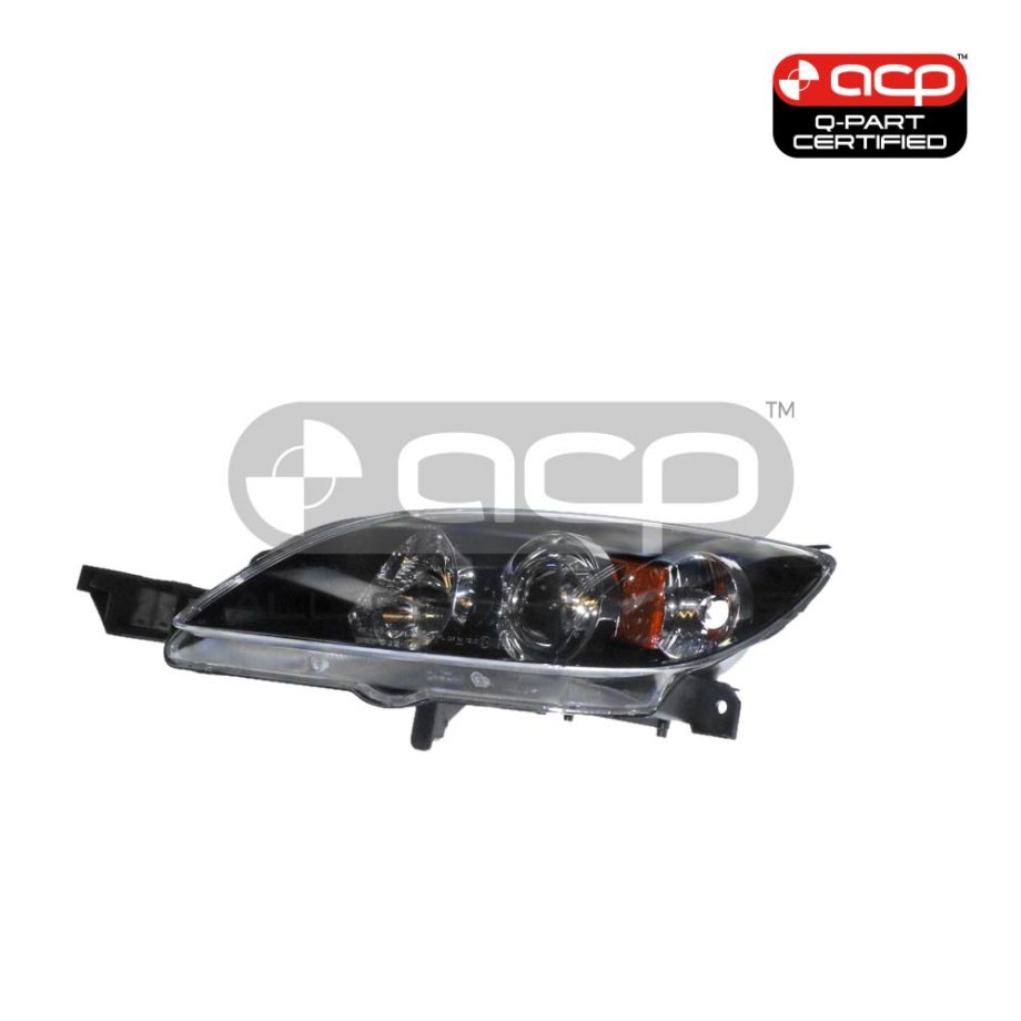 Head Lamp Passenger Side Certified Suits Mazda 3 BK Hatch 2004 to 2009