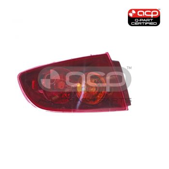 Tail Lamp Passenger Side Certified Suits Mazda 3 BK Sedan 1/2004 to 6/2006