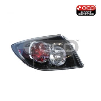 Tail Lamp Passenger Side Certified Suits Mazda 3 BK Hatch 7/2006 to 2/2009