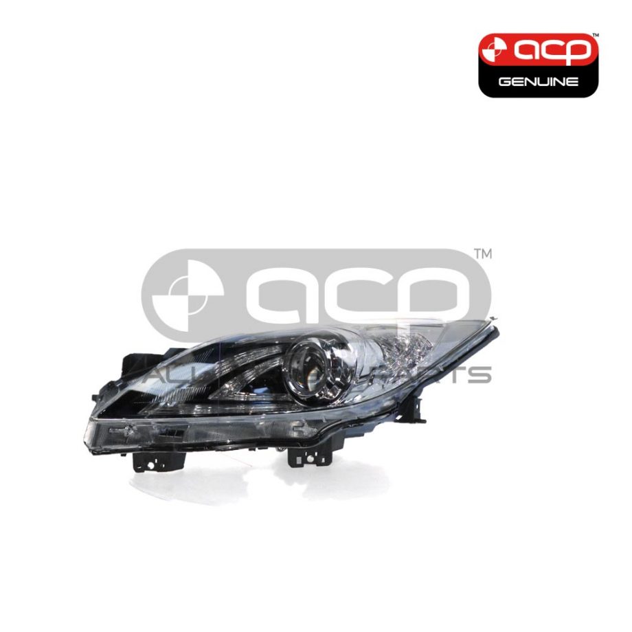 Bi-Xenon Electric Adjust Head Lamp Passenger Side Genuine Suits Mazda 3 BL SP252011 to 2013