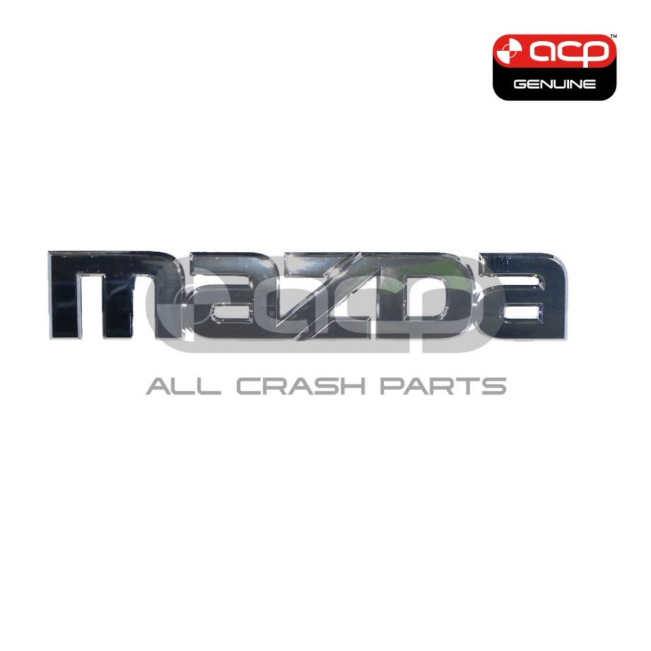 Tail Gate Emblem "Mazda" Genuine suits Mazda 3 BL Hatch 2009 to 2013