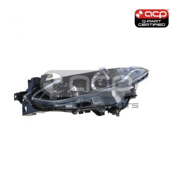 Halogen Head Lamp Passenger Side Certified Suits Mazda 3 BM 11/2013 to 5/2016