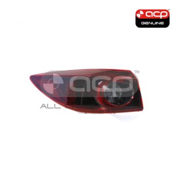 LED Tail Lamp Passenger Side Genuine Suits Mazda 3 SP25 BM Sedan 11/2013 to 5/2016