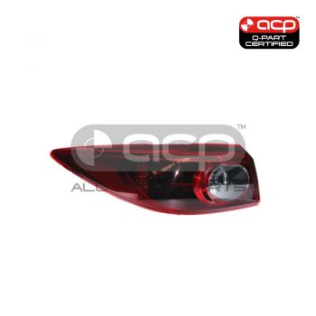 LED Tail Lamp Passenger Side Certified Suits Mazda 3 SP25 BM Sedan 11/2013 to 5/2016